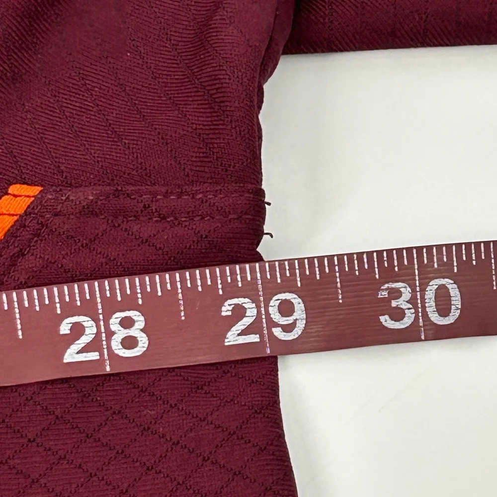 Virginia Tech Hokies Shirt Men's 3XL Maroon‎ Nike Dri-Fit VT Short Sleeve Polo